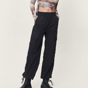 Nylon pocket cargo pants